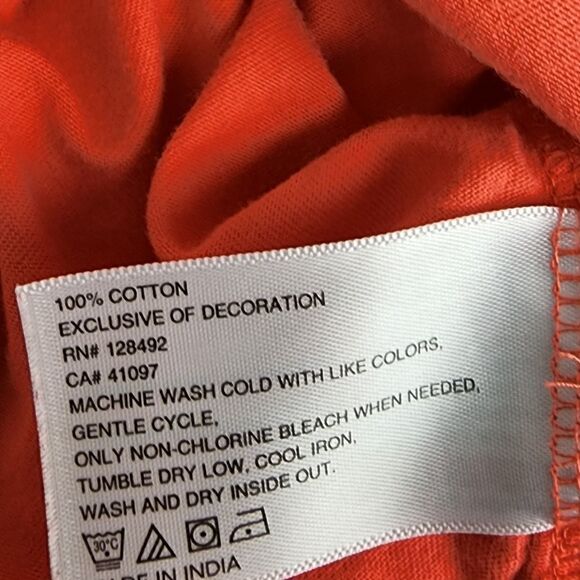 GREG NORMAN BASIC CREW NECK POCKET TEE SIZE XL CORAL COLOR - Picture 7 of 7